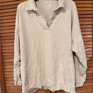 Aerie Cream Sweatshirt